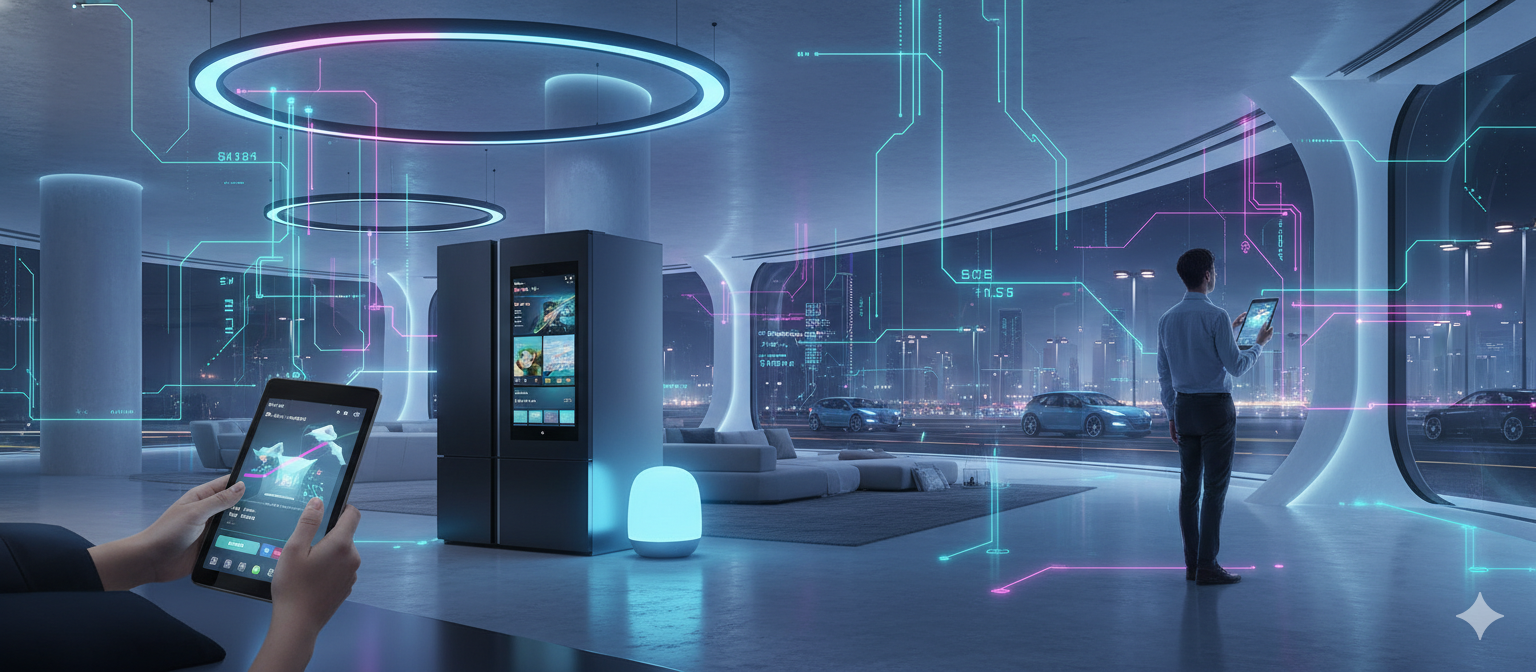 Image showcasing various IoT applications in daily life in China